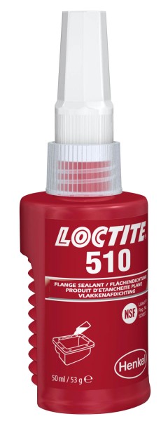 LOCTITE 510, Anaerobe Flächendichtung, 50 ml Akkordeonflasche